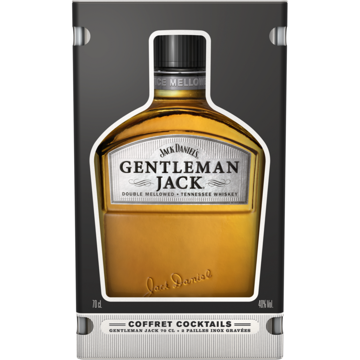 Whisky US Jack Daniels Gentleman Jack 40° Coffret + verre - Cellier du  Périgord