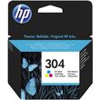 HP Cartouche d'Encre HP 304 Trois Couleurs Authentique (N9K05AE)