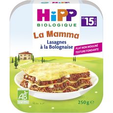 HIPP Assiette lasagnes à la bolognaise bio dès 15 mois 250g