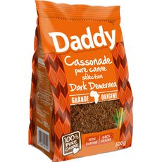 DADDY Cassonade pure canne Dark Demerara sachet 500g