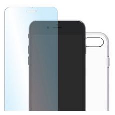 QILIVE Pack coque + protection d'écran pour iPhone 6/6S/7/8/SE
