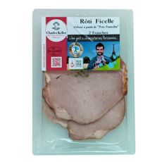 CHARLES KELLER Rôti porc cuit en tranches 2 tranches 100g