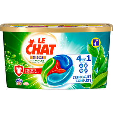 Le Chat Duo Bulles Lessive Capsules Lait D Amande Douce 32 Lavages Pas Cher A Prix Auchan