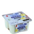 AUCHAN Yaourt à la vanille au lait de brebis 4x115g