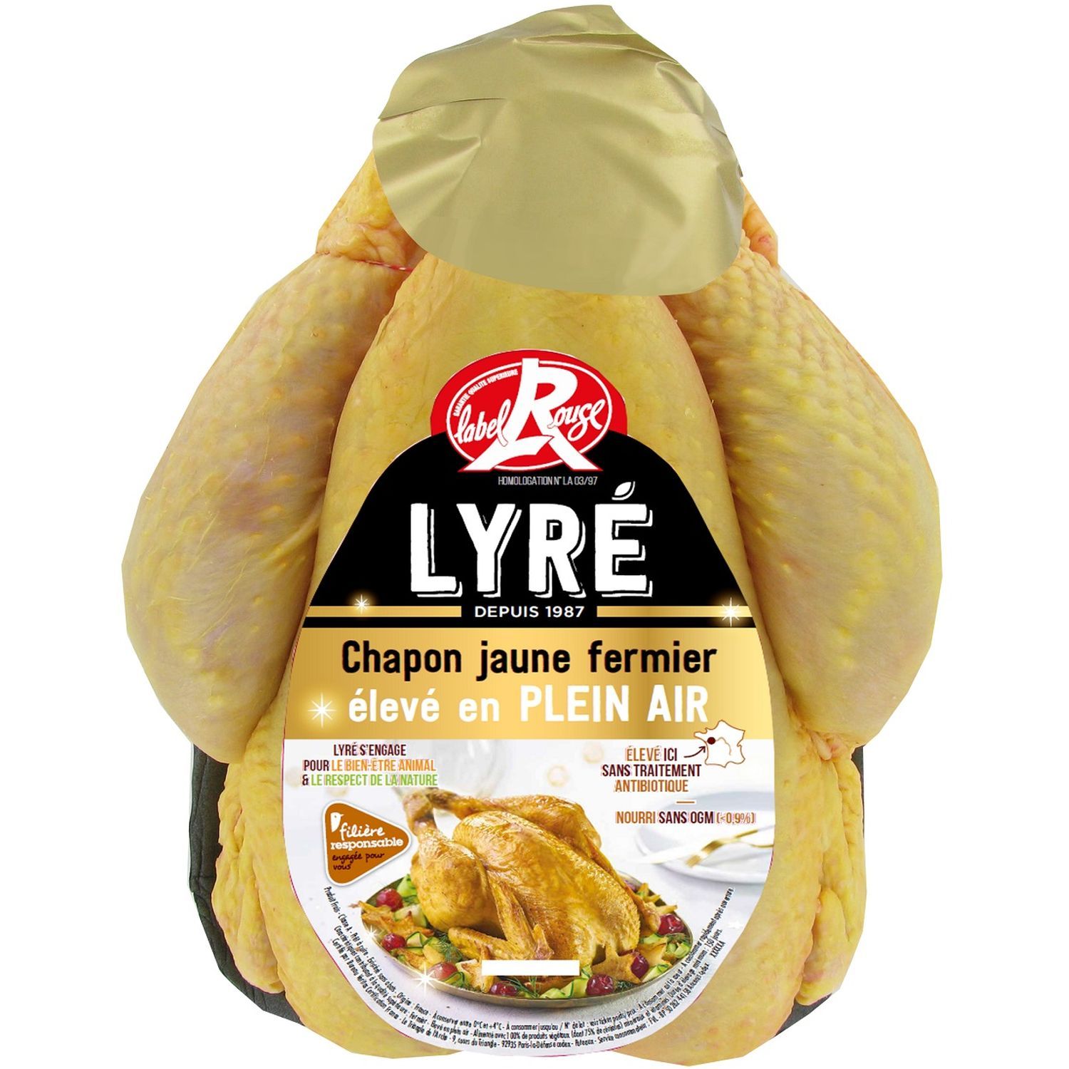 Chapon Fermier 3,2 kg - France - Cdiscount Au quotidien