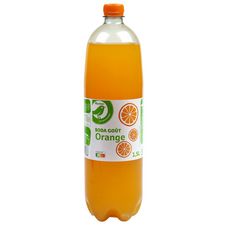 AUCHAN ESSENTIEL Boisson gazeuse goût orange 1,5l