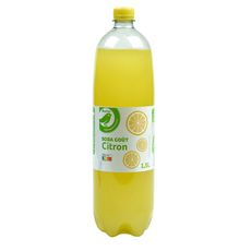 AUCHAN ESSENTIEL Boisson gazeuse goût citron  1,5l