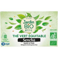 JARDIN BIO ETIC Thé vert sencha 20 sachets 40g