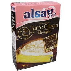 ALSA Préparation pour Tarte Citron Meringuée  8 parts 373g