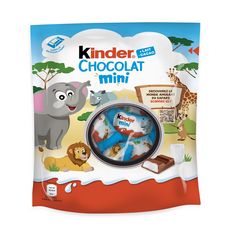 KINDER Mini chocolat sachet individuel 20 chocolats 120g