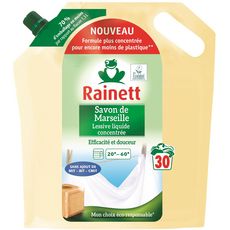 Rainett Recharge Lessive Liquide Au Savon De Marseille 30 Lavages 1 5l Pas Cher A Prix Auchan