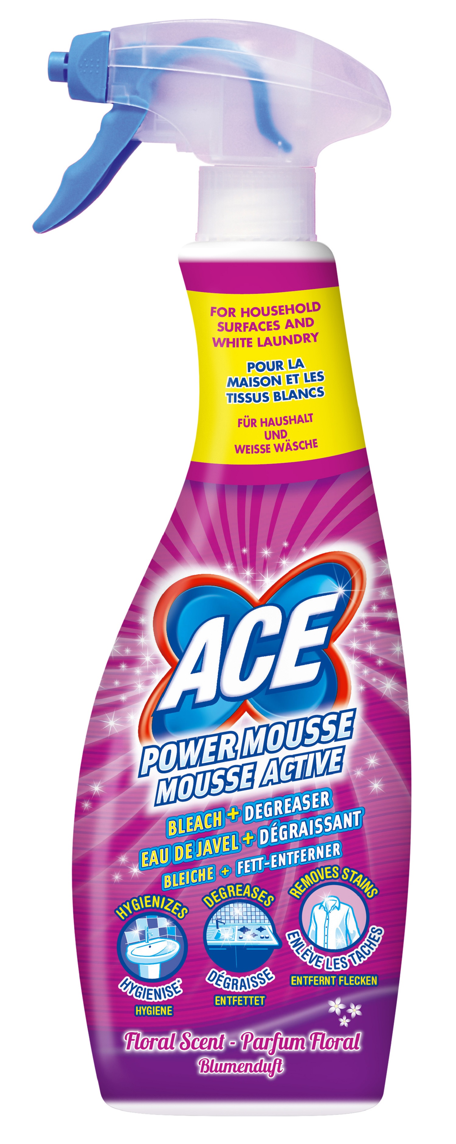 Spray nettoyant sans javel 650 ml Ace