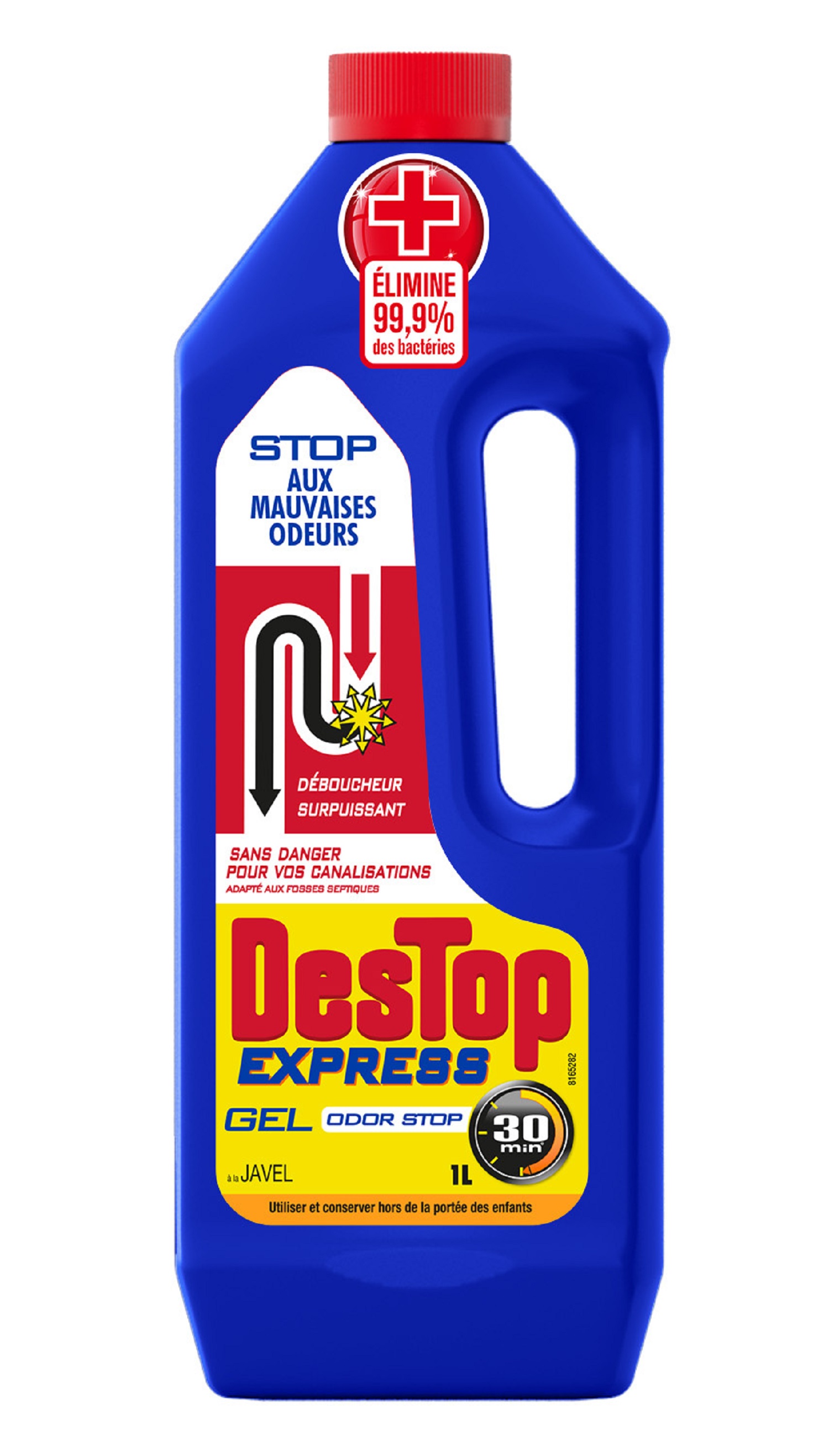 DESTOP Gel déboucheur javel express fosses septiques 1l pas cher 