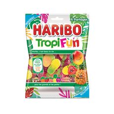 HARIBO Tropi fun bonbons gélifiés aux fruits 220g