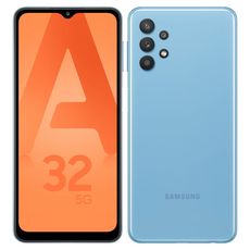 SAMSUNG Smartphone Galaxy A32  5G  128 Go  6.5 pouces Bleu Double NanoSim