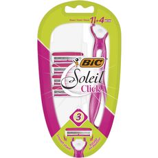 BIC Soleil Click rasoirs rechargeable 4 recharges 1 rasoir