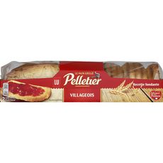 PELLETIER Villageois pain grillé sachets fraîcheur  2 sachets 300g