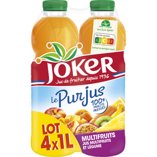 JOKER Le Pur Jus multifruits 4x1l