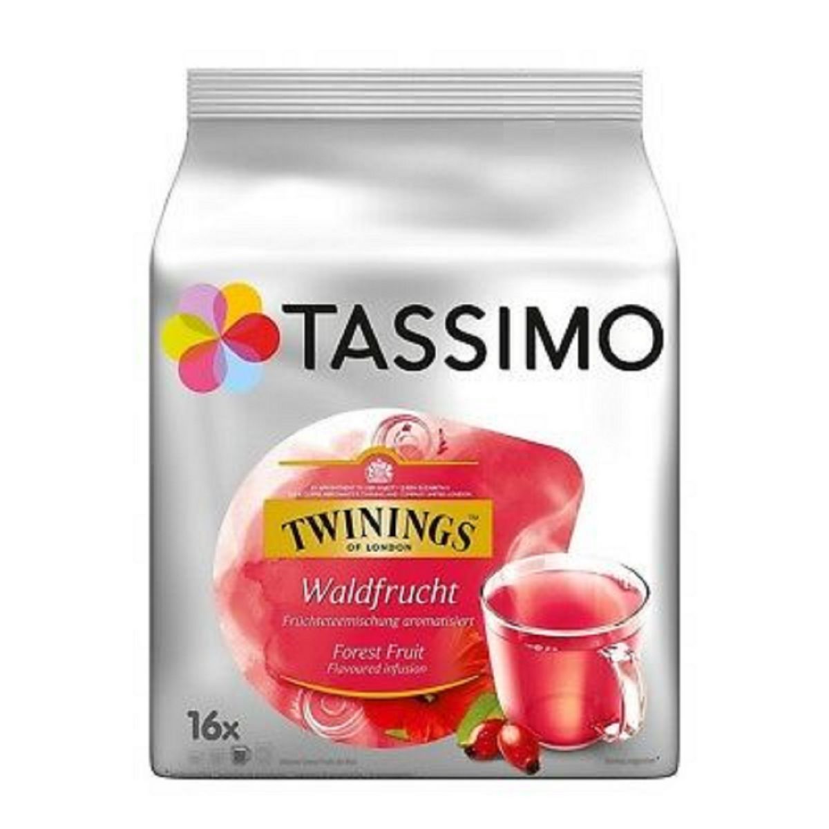 TASSIMO Capsules de thé Twinings fruits de la forêt 16 capsules
