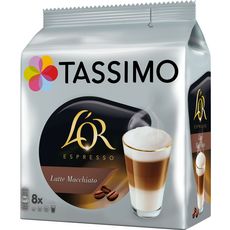 TASSIMO Capsules de café L'Or espresso latte macchiatto 8 capsules 267g