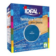 IDEAL Teinture textile liquide pour jean bleu 75ml