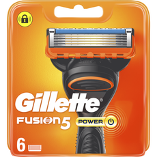 GILLETTE Fusion 5 Power Recharges de lames de rasoir  6 pièces