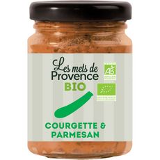 LES METS DE PROVENCE Courgettes parmesan basilic bio 90g