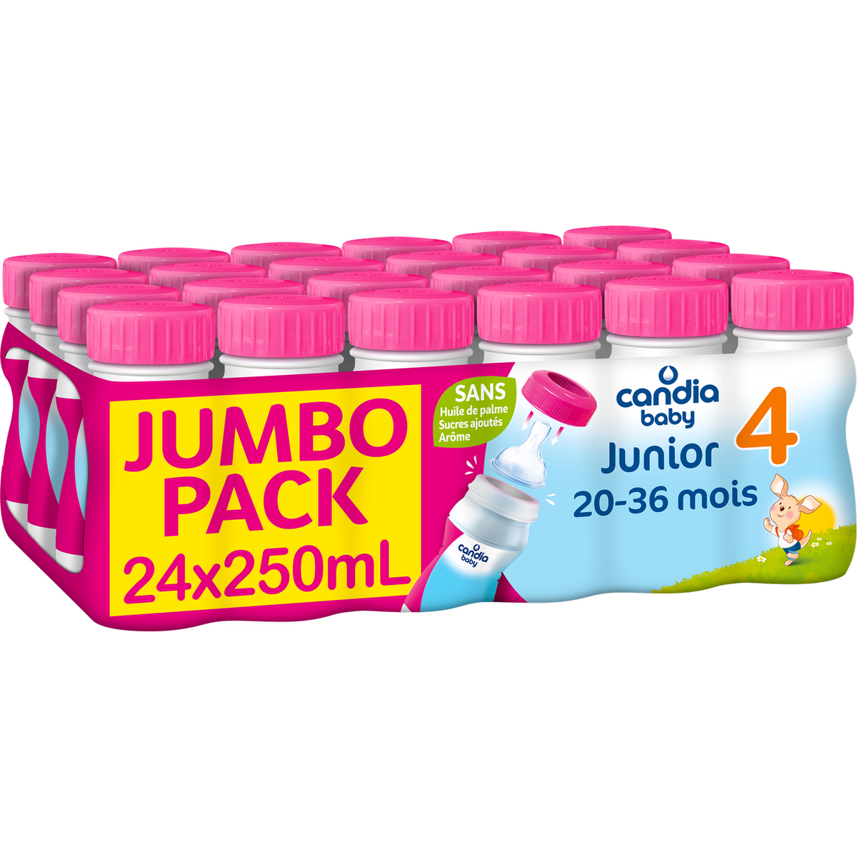 Candia Baby Junior Aliment Lacte Pour Bebe Des Mois 24 Bouteilles De 25cl Pas Cher A Prix Auchan