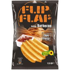 Flip Flap chips ondulées goût barbecue 135g