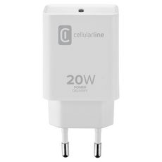 CELLULAR Adaptateur Chargeur rapide USB-C pour Apple - Blanc