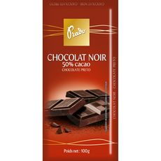 PRADO Tablette de chocolat noir 50% cacao 2x100g