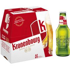 KRONENBOURG Bière blonde 4,2% bouteilles 6x25cl