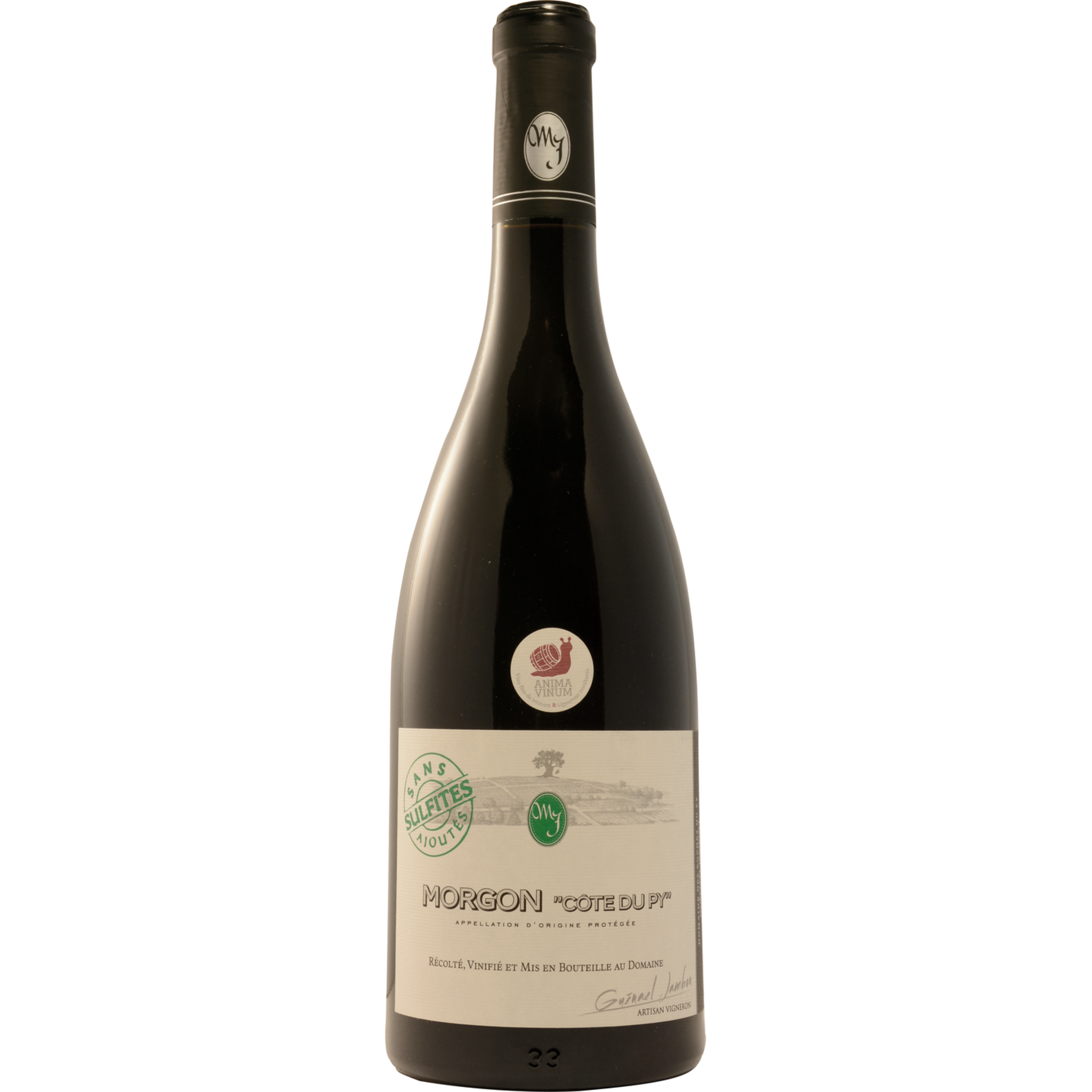 Vin rouge AOP Côtes du Rhône 13.5° 75cl sans sulfite ajouté