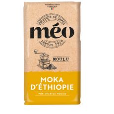 MEO Moka d'Ethiopie café moulu pur arabica 250g