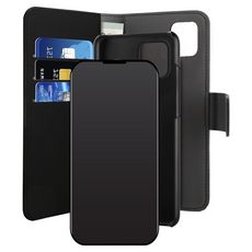 PURO Folio Coque magnétique 2 en 1 pour Apple iPhone 12/iPhone 12 Pro - Noir