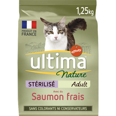 Ultima Nature Nature Croquette Au Saumon Pour Chat Sterilise 1 25kg Pas Cher A Prix Auchan