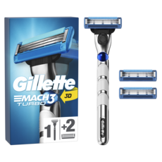GILLETTE Mach 3 turbo 3D rasoir avec recharges 2 recharges 1 rasoir