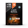 CAFE ROYAL Capsules de café espresso forte intensité 8 compatibles Nespresso 18 capsules 96g