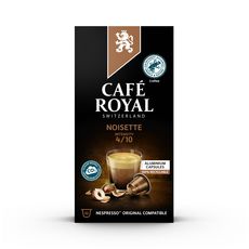 CAFE ROYAL Capsules de café à la noisette compatible Nespresso 10 capsules 50g