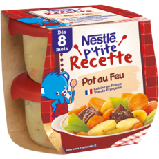 Nestle P Tite Recette Bol Lentilles Vertes Et Jambon Des 12 Mois 2x0g Pas Cher A Prix Auchan