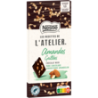 Nestlé NESTLE Recettes de l'Atelier tablette de chocolat noir amandes grillées