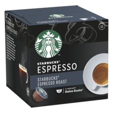 STARBUCKS Capsules de café espresso roast compatibles Dolce Gusto 12 capsules 66g