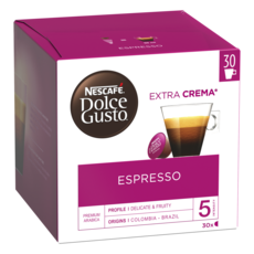DOLCE GUSTO Capsules de café Espresso compatibles Dolce Gusto 30 capsules 165g