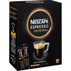 NESCAFE Café espresso pur Arabica en stick 25 sticks 45g