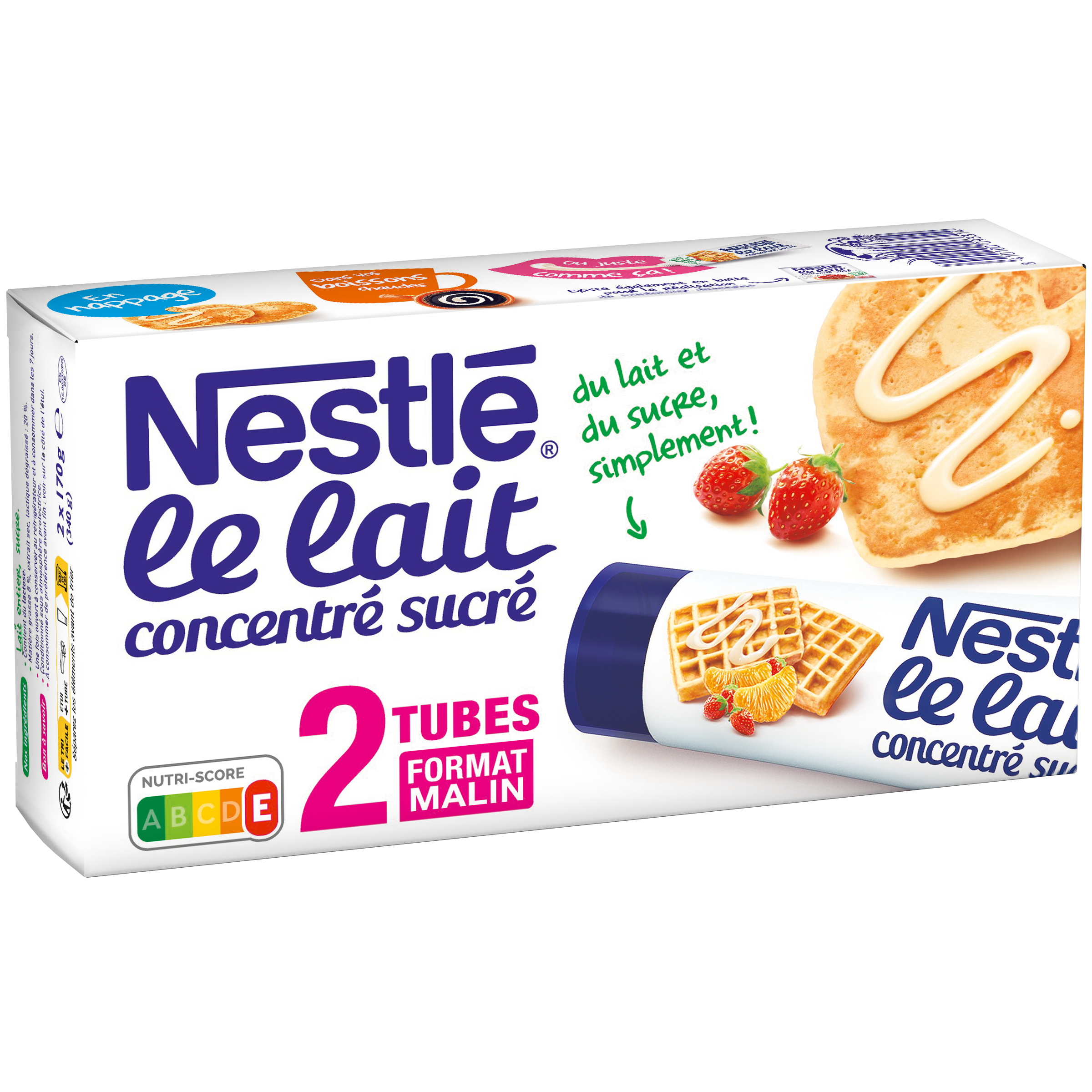 AUCHAN Lait concentré sucré 397g pas cher 