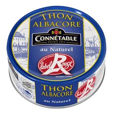 CONNETABLE Thon albacore au naturel Label Rouge 112g