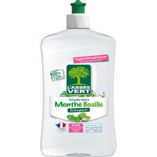 L'ARBRE VERT Liquide Vaisselle et mains Ecolabel menthe basilic 500ml