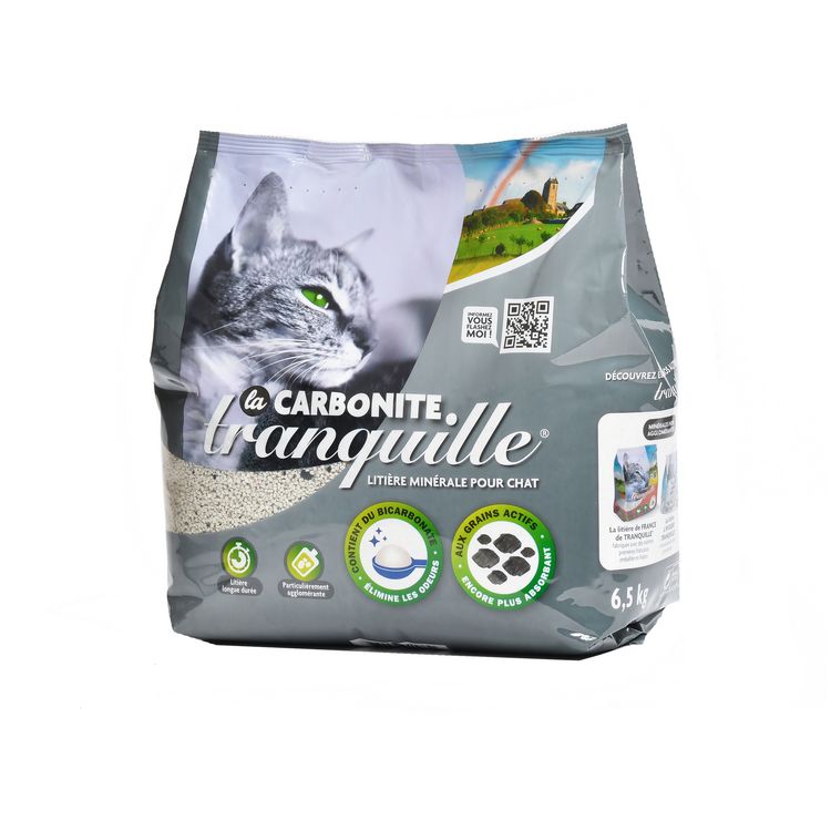 Tranquille Litiere Minerale Carbonite Agglomerante Pour Chat 6 5kg Pas Cher A Prix Auchan