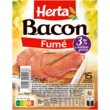 HERTA Bacon fumé 15 tranches 150g