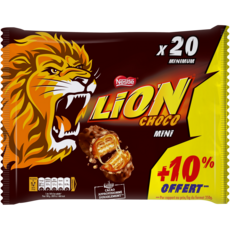 NESTLE Lion mini barre chocolatée  350g +10% offert